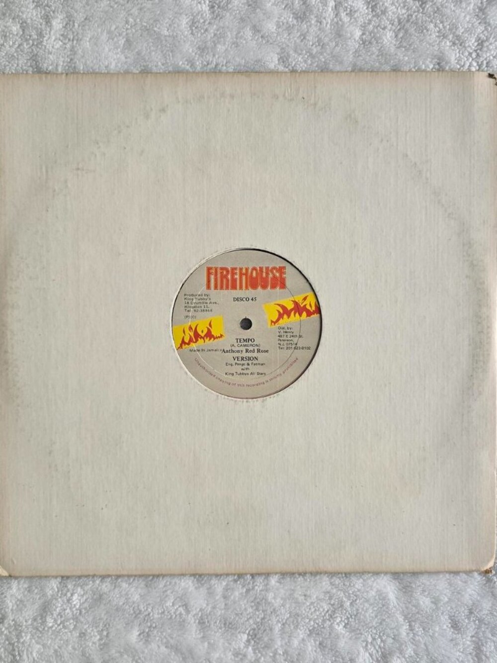 Anthony Red Rose - Tempo Peego and Fatman + King Tubbys All Stars - Crank Angle